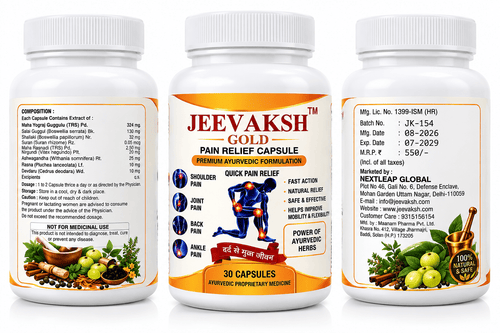 Jeevaksh Gold Pain Relief Capsule - Jeevaksh